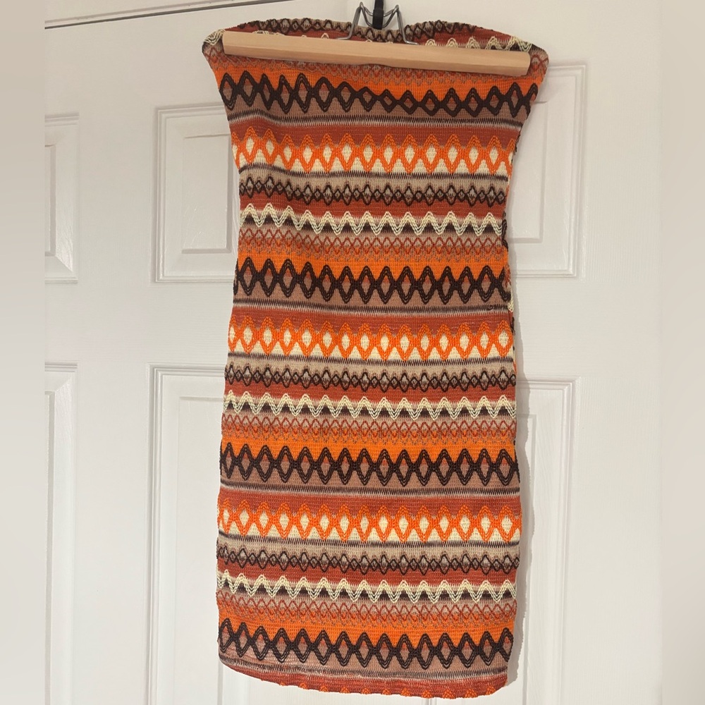 Knit Strapless Dress